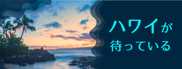 ハワイが待っている